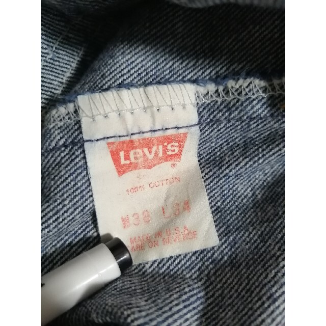 Levi's(リーバイス)のRED-K様専用USA製リーバイス506 ケミカルウォッシュ バギージーンズXL メンズのパンツ(デニム/ジーンズ)の商品写真