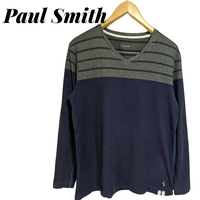 Paul Smith(ポールスミス)の⭐人気左下ワンポイント⭐ポールスミス　ロングTシャツ★即購入OK★ メンズのトップス(Tシャツ/カットソー(七分/長袖))の商品写真