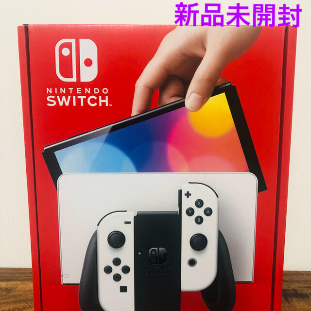 海外輸入】 Nintendo Switch ホワイト 新型 有機ELモデル 本体 家庭用