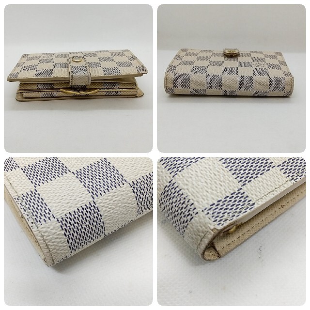 LOUIS VUITTON(ルイヴィトン)の【良品】ルイヴィトン ダミエ　ポルトフォイユ　ヴィエノワ　がま口　二つ折り財布 レディースのファッション小物(財布)の商品写真