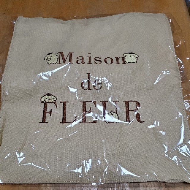 Maison de FLEUR(メゾンドフルール)のMaison de FULEUR 　ポムポムプリン　トートバッグ レディースのバッグ(トートバッグ)の商品写真