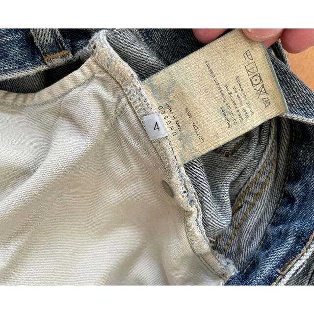 UNUSED(アンユーズド)のUNUSED 21AW   UW1002 Denim pant.  Size 4 メンズのパンツ(デニム/ジーンズ)の商品写真