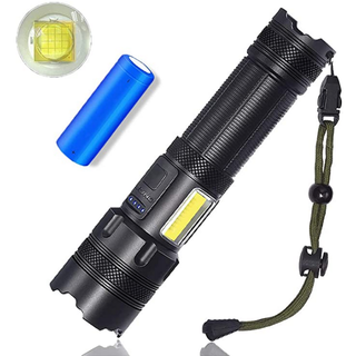 G44　懐中電灯 led 強力 軍用 最強 ledライト 超高輝度 9100ルー(ライト/ランタン)