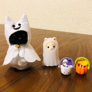 シルバニアファミリー ハロウィンナイトパレード ネコ おばけ カボチャ(キャラクターグッズ)