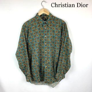 クリスチャンディオール(Christian Dior)のChristian Dior VINTAGE 総柄　長袖シャツ(シャツ)