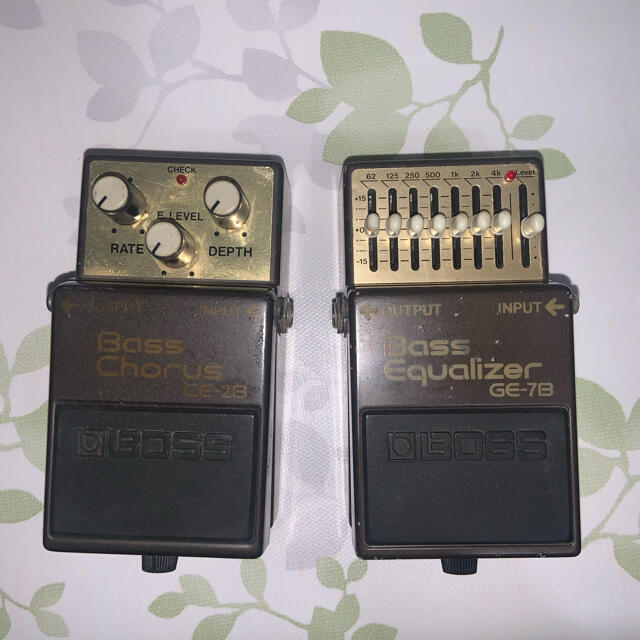 ジャンク品】 Bass Equalizer/ Bass Chorus セット - エフェクター