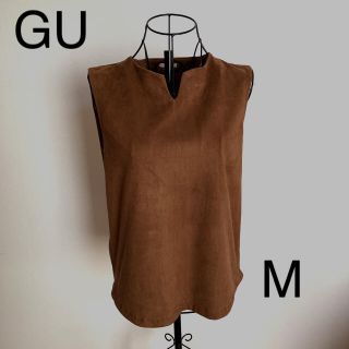 ジーユー(GU)のgu トップス　カットソー　袖なし(カットソー(半袖/袖なし))