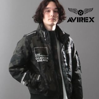 【2021秋冬モデル・新品タグ付】AVIREX フライトジャケット 2XL(フライトジャケット)