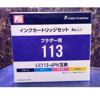 カラークリエーション インクカートリッジ 4色パック KSD-BLC113-4P(その他)