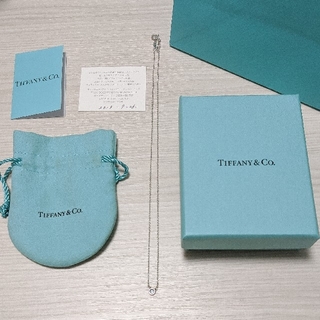 ティファニー(Tiffany & Co.)のティファニー　カラー バイ ザ ヤード アクアマリン ペンダントシルバー(ネックレス)
