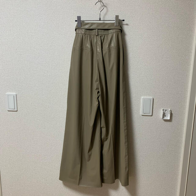 SNIDEL スナイデル ワイドベルトパンツ カーキ ほぼ新品