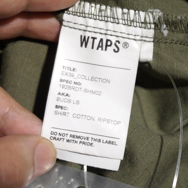 W)taps WTAPS 19AW BUDS LS SHIRT COTTON RIPSTOPの通販 by THE GREEN TRIANGLE｜ダブルタップスならラクマ - 安い日本製