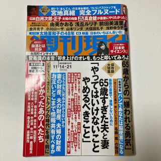 週刊現代 2020年 11/21号(ニュース/総合)