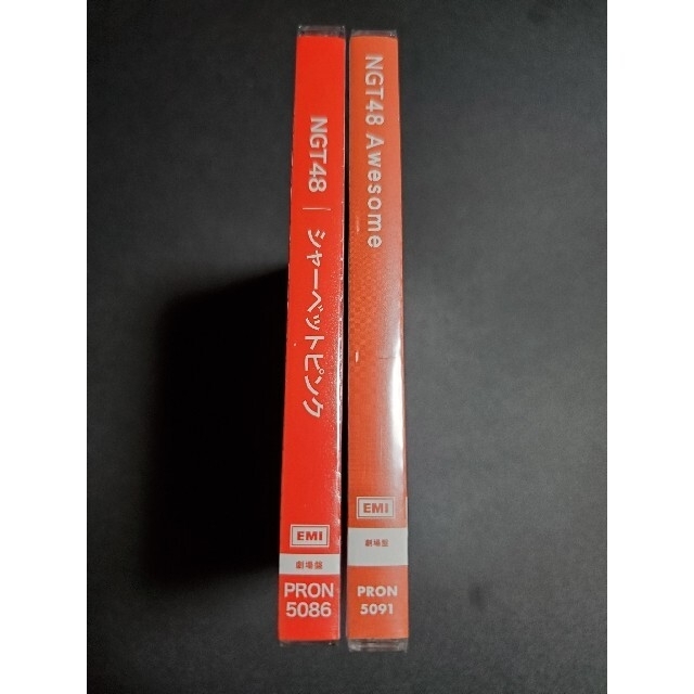 NGT48(エヌジーティーフォーティーエイト)の【専用】NGT48 AKB48 セット 『Awesome』『シャーベットピンク』 エンタメ/ホビーのCD(ポップス/ロック(邦楽))の商品写真