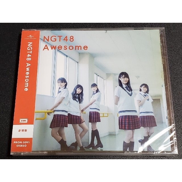 NGT48(エヌジーティーフォーティーエイト)の【専用】NGT48 AKB48 セット 『Awesome』『シャーベットピンク』 エンタメ/ホビーのCD(ポップス/ロック(邦楽))の商品写真