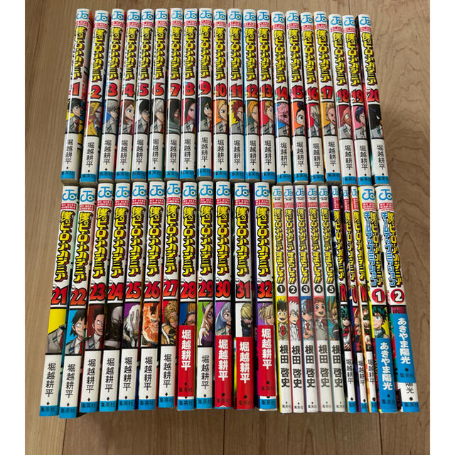 初版 僕のヒーローアカデミア 1巻〜37巻 0巻 R巻W巻 全巻セット