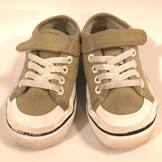 ヴァンズ(VANS)のVANS オールドスクール スニーカー 15cm ベージュ(スニーカー)