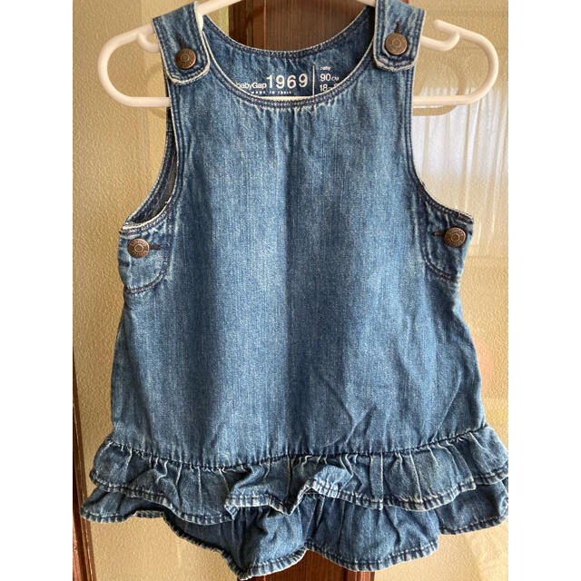 babyGAP(ベビーギャップ)のbaby gap 90センチ　ジャンパースカート キッズ/ベビー/マタニティのキッズ服女の子用(90cm~)(スカート)の商品写真