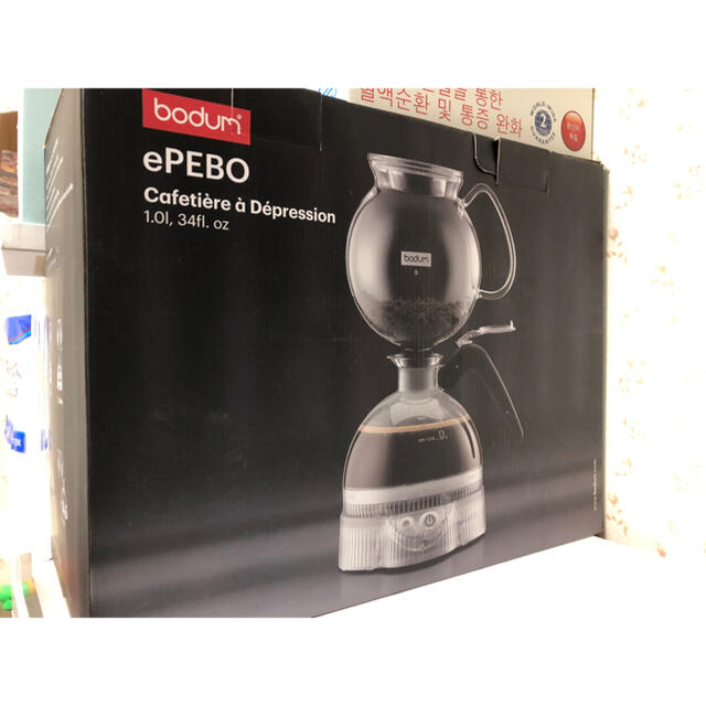 ボダム Bodum ePEBO 電気式サイフォンコーヒーメーカー - コーヒーメーカー