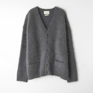 ワンエルディーケーセレクト(1LDK SELECT)のyoke loosed mohair cardigan Blue Gray(カーディガン)