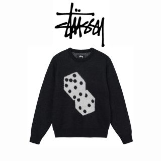 STUSSY dice mohair sweater(ニット/セーター)