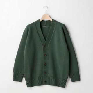 コモリ(COMOLI)のAURALEE Felt Wool Yarn Knit Cardigan(カーディガン)