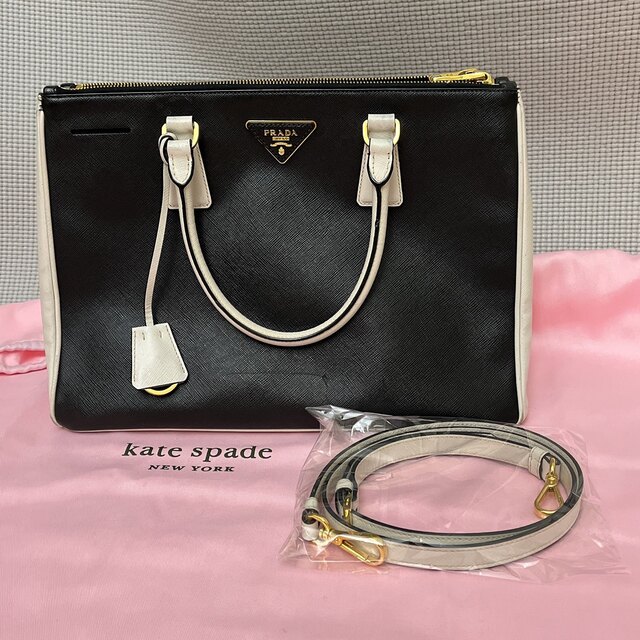 PRADA ハンドバッグ　バイカラー