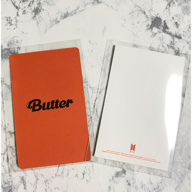 防弾少年団(BTS)(ボウダンショウネンダン)のBTS  Butter  トレカ+メッセージカードセット　公式 エンタメ/ホビーのCD(K-POP/アジア)の商品写真