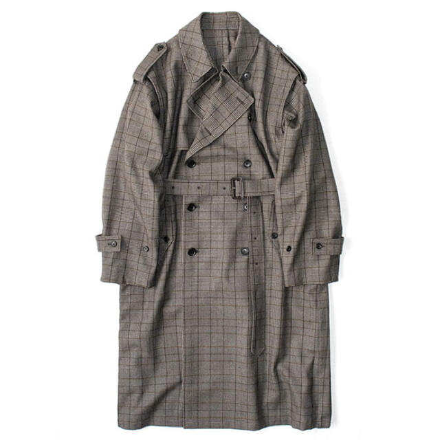 stein / DEFORMATION TRENCH COAT