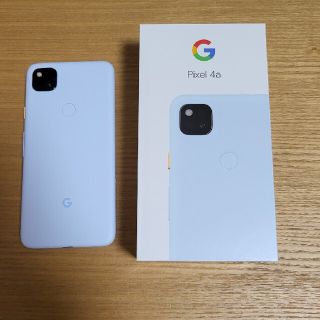 pixel4a SIMフリー Barely Blue