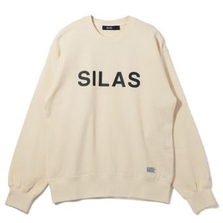 サイラス(SILAS)の【新品･タグ付き】 SILAS サイラス スウェット トレーナー 白 ホワイト(スウェット)