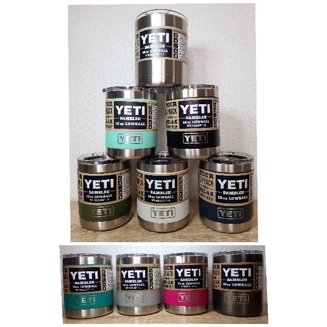 新品 YETI イエティ ランブラー ローボール 10oz 新品 yeti ローボール