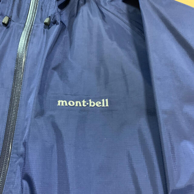 mont bell(モンベル)のモンベルパックラップレインコートネイビーL mont-bell スポーツ/アウトドアのアウトドア(登山用品)の商品写真