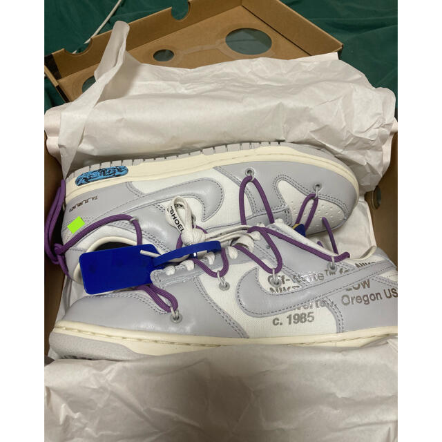NIKE x off white dunk low lot48 26.5cm