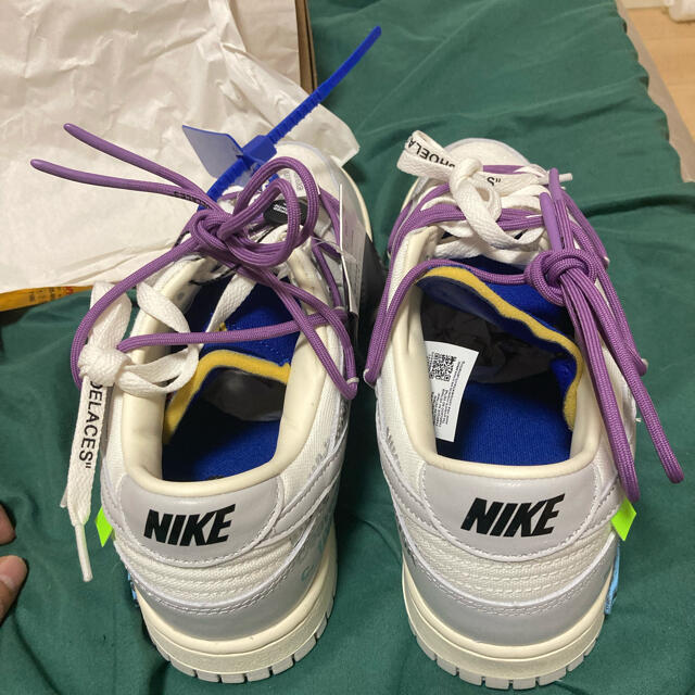 OFF-WHITE(オフホワイト)のNIKE x off white dunk low lot48 26.5cm メンズの靴/シューズ(スニーカー)の商品写真