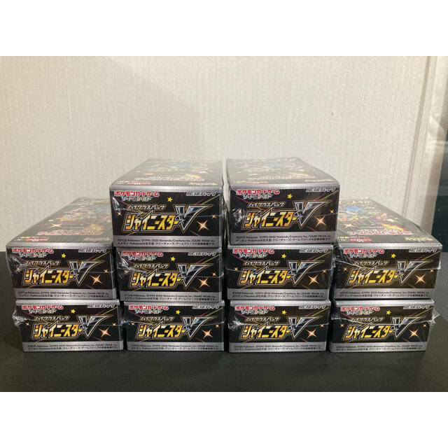 ポケカ シャイニースターv 10BOX 新品未開封 シュリンク付き