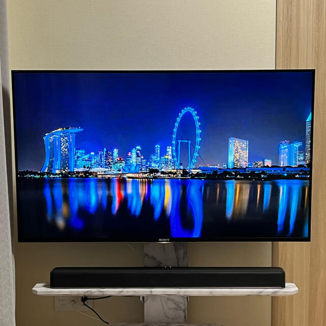 BRAVIA(ブラビア)の【ノタさま】sony 49インチ超薄型4Kテレビ スマホ/家電/カメラのテレビ/映像機器(テレビ)の商品写真