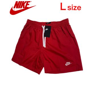 ナイキ(NIKE)の【新品】NIKE ナイキ ウーブンショートパンツ L ユニバーシティレッド(ショートパンツ)