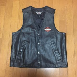 搬入設置サービス付 ハーレーダビッドソン レザーベスト バイカー