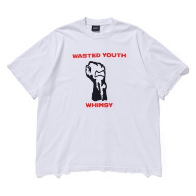 WHIMSY X WASTED YOUTH FIST TEE RED Lサイズ