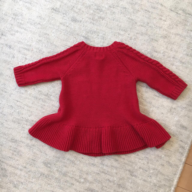 babyGAP(ベビーギャップ)のニットワンピ キッズ/ベビー/マタニティのベビー服(~85cm)(ワンピース)の商品写真