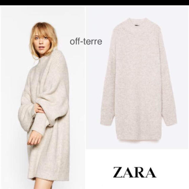 Zara Zara 今季 完売 メリヤス編みドレス ニット ワンピースの通販 By Chii S Shop ザラならラクマ