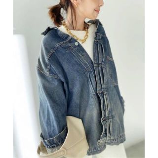 アパルトモンドゥーズィエムクラス(L'Appartement DEUXIEME CLASSE)のL'Appartement 新品【シュタンバウム】DENIM JACKET 38(Gジャン/デニムジャケット)