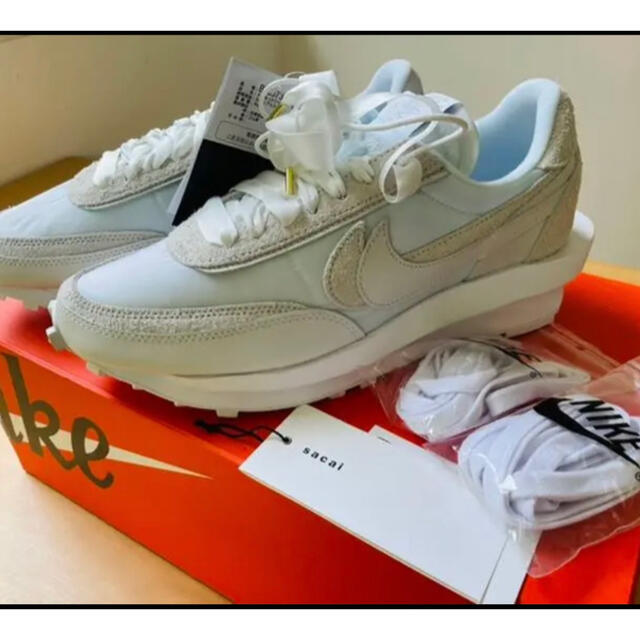 メンズ新品未使用　27cm Nike Sacai WHITE ワッフル