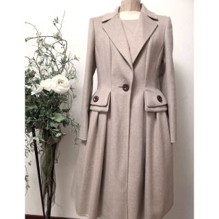 極美品！FOXEY カシミア100コート 40 Rene(ロングコート)