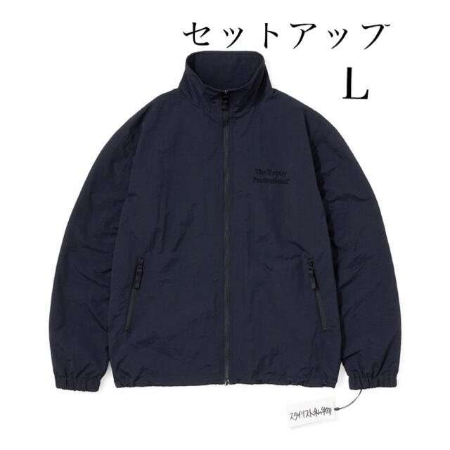 1LDK SELECT(ワンエルディーケーセレクト)のennoy NYLON JACKET&PANTS (TRIPLE BLACK)  メンズのジャケット/アウター(ナイロンジャケット)の商品写真