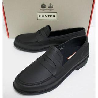 ハンター(HUNTER)の定価16500 新品 本物 HUNTER メンズ ローファー JP28 2028(長靴/レインシューズ)