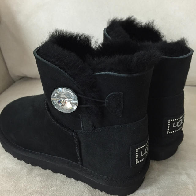 UGG アグ ミニベイリーブリング ブラック US9 26cm UGG アグ ミニベイリーブリング ブラック US9 26cm