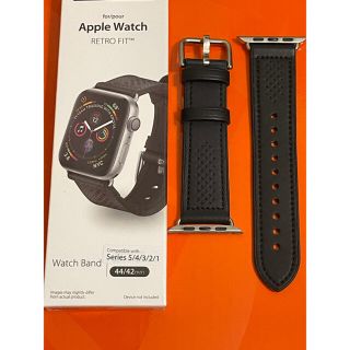 シュピゲン(Spigen)のシュピゲン Apple Watch用レザーバンド 44/42mm用(レザーベルト)