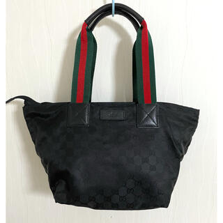 グッチ(Gucci)のGUCCI  グッチ  シェリーライン  GG柄  キャンバス  トートバッグ (トートバッグ)